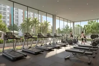 Gymnasium at Kohinoor Boulevard Towers