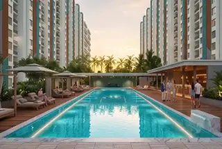 Swimming Pool at Kohinoor Boulevard Towers